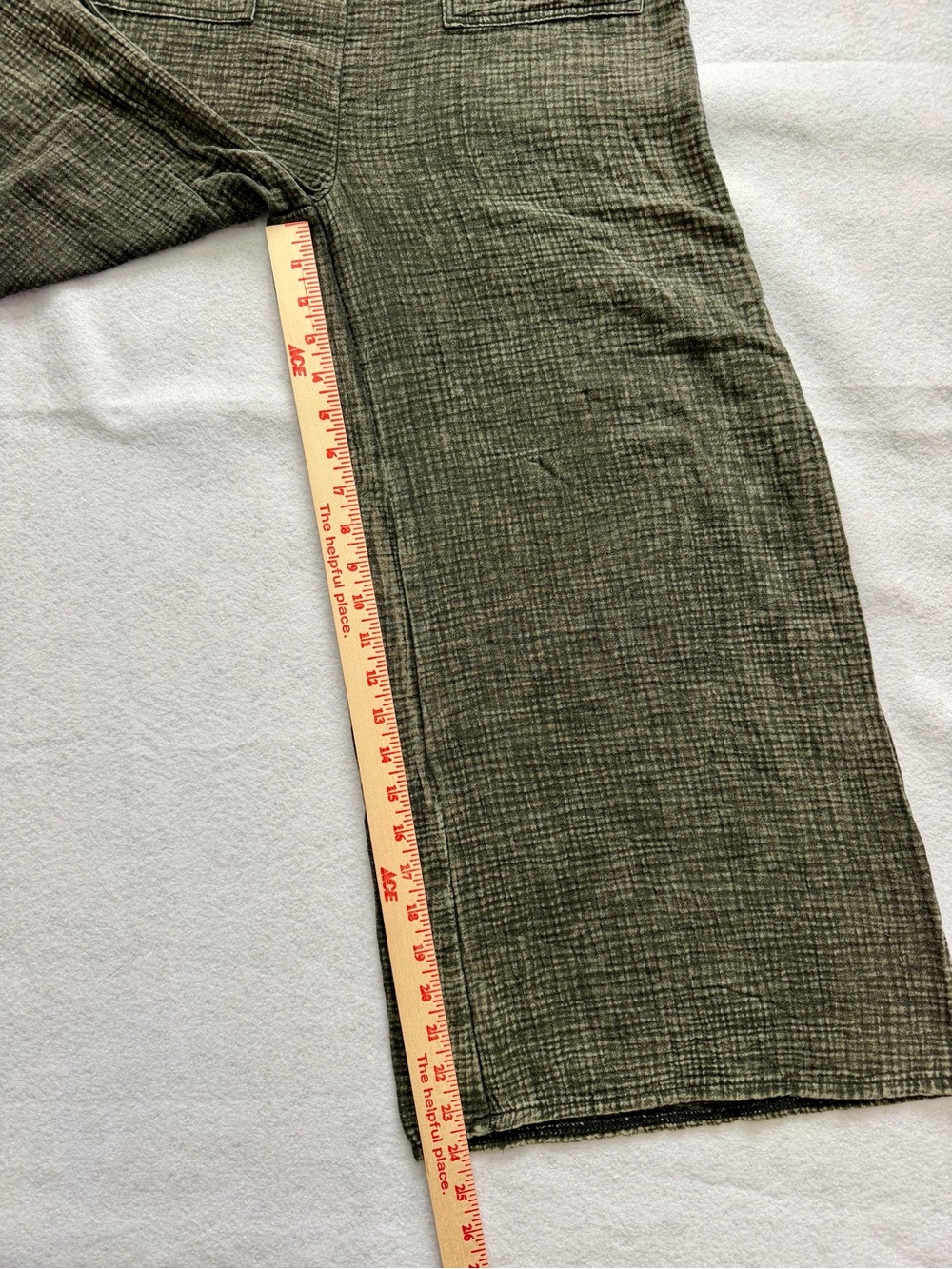 Zendana Textured Gauze Lightweight Wide Leg Overalls Sm Gardening Burningman - Picture 5 of 16